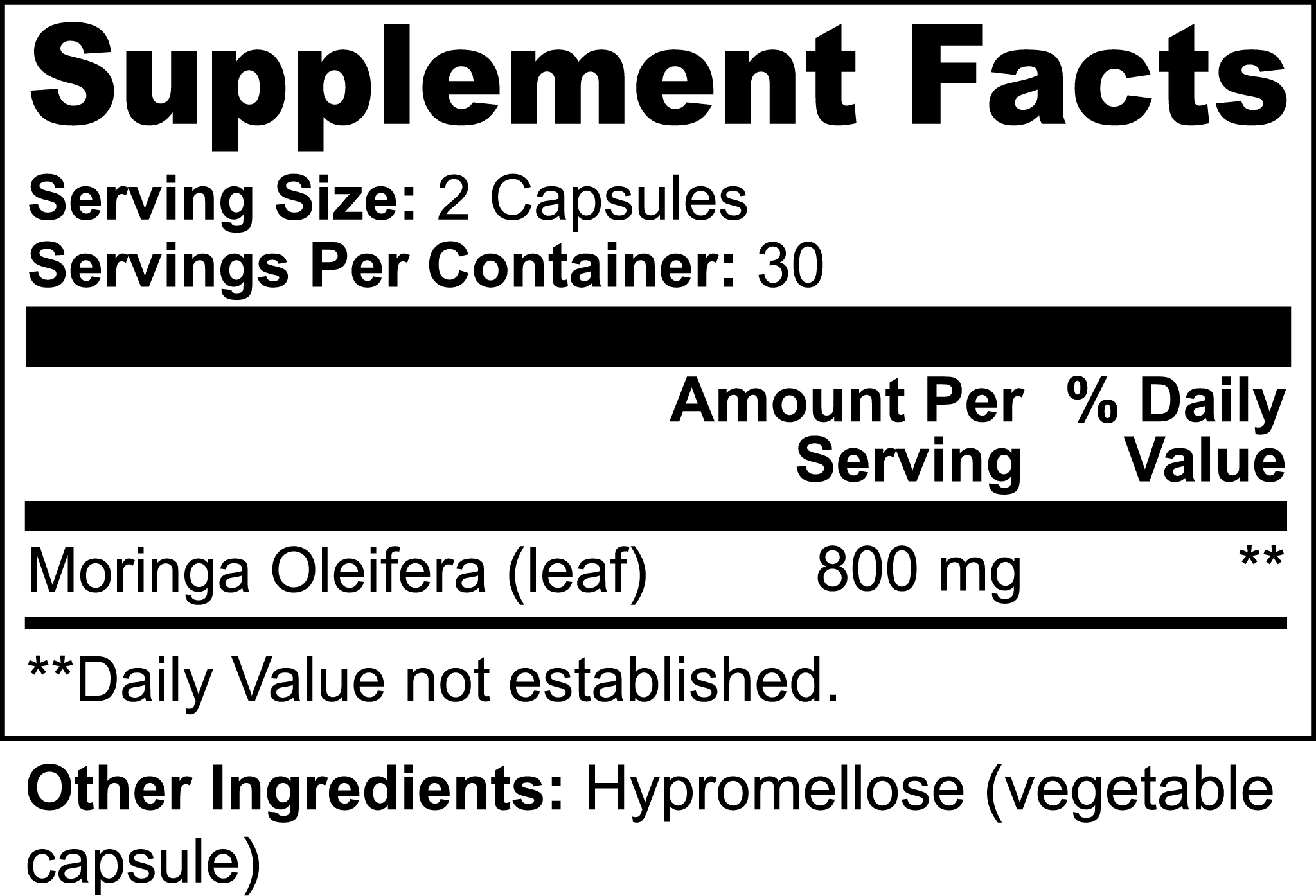 Moringa Pure - Energy Boost Supplement
