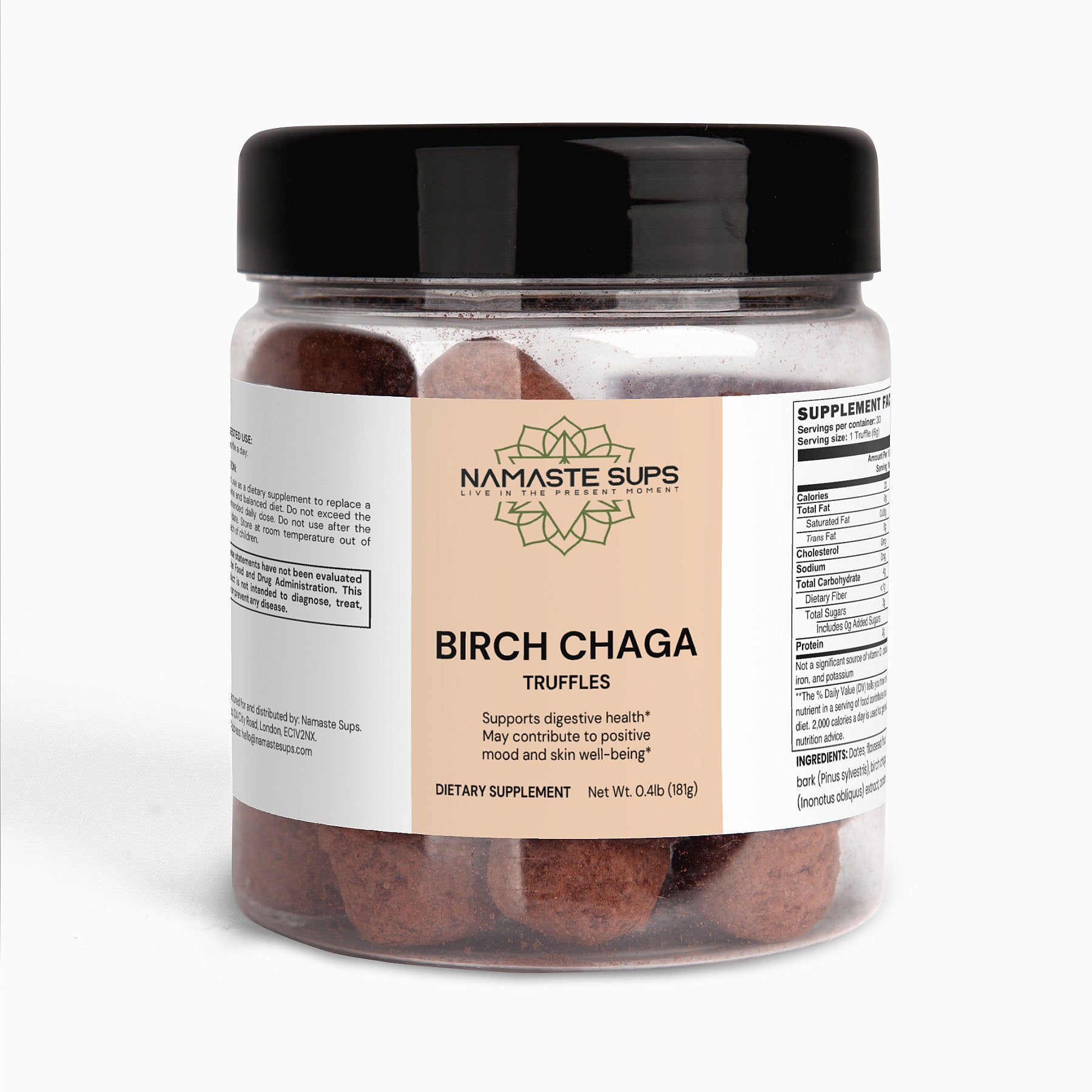 Birch Chaga Truffles - Antioxidant-Rich Supplement