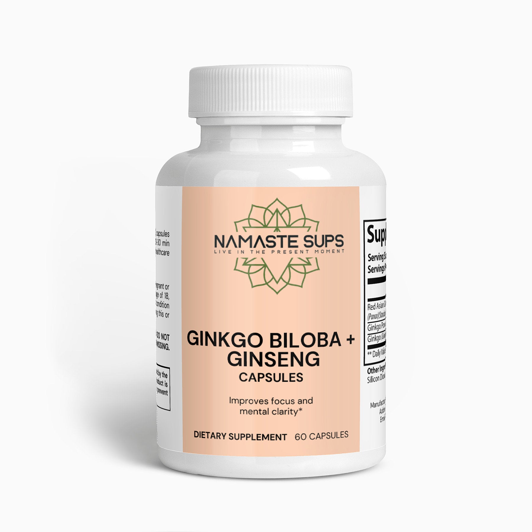 Ginkgo Biloba + Ginseng - Immunity Boost Supplement