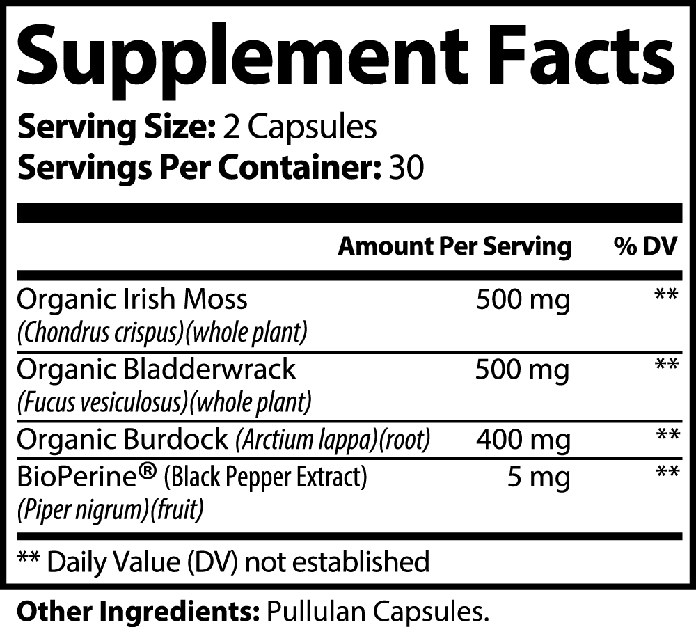 Sea Moss - Immunity Boost Supplement