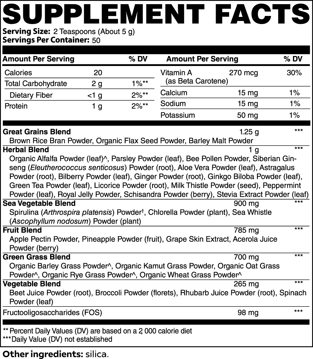 Ultra Cleanse Smoothie Greens - Detox Supplement